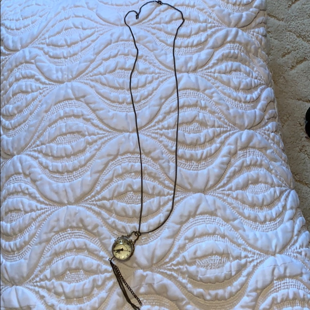 Time piece necklace